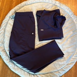 Figs Scrub Set-Eggplant